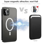 Tuzwa Magnetic Card Holder Wallet – 16-Magnet PU Leather Phone Wallet, 2–3 Card Capacity & Thumb Slot for iPhone 12–15