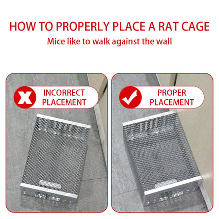Mouse Trap, Reusable Live Catch Rat Trap with Sliding Door – image 5