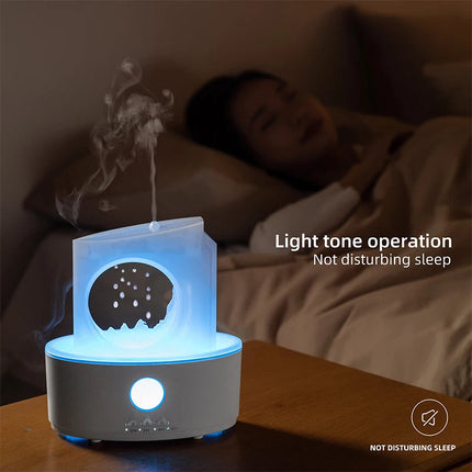 Essential Oil Diffuser, Ultrasonic Humidifier with Rain Cloud Mist – image 6