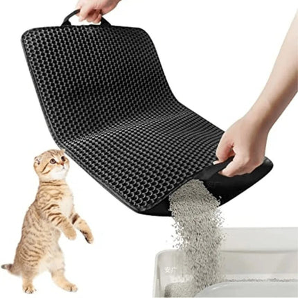 Cat Litter Mat, Waterproof Litter Trapping Mat for Cats