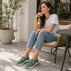 Womens Sneakers, Comfort Shoes for Women, Slip On Walking Shoes for Standing All Day, Wide Width Nursing Shoes for Work