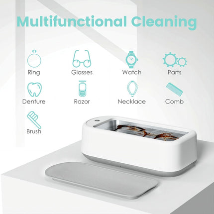 Ultrasonic Cleaner for Retainers, 640 ml 48 kHz Ultrasonic Jewelry Cleaner Machine with Timer – image 5