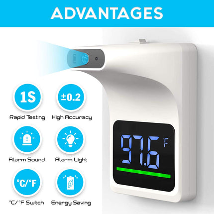 Infrared Thermometer, Non Contact Thermometer with LCD Display