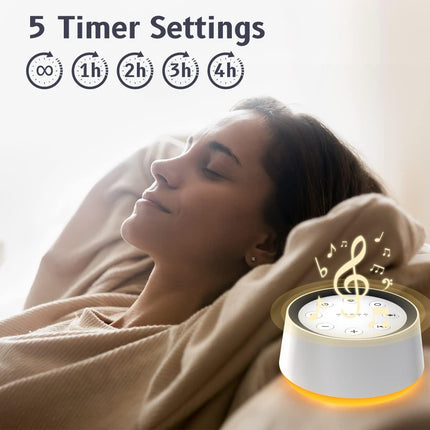 White Noise Machine for Sleep, Night Light Colors