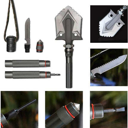 Camping Shovel Multi Tool, Survival Gear for Hiking – image 5