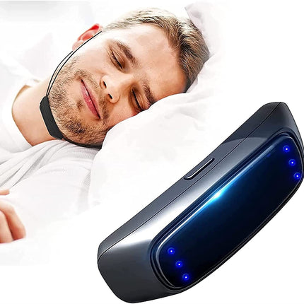 Chin Strap for Snoring, Anti Snoring Device with 6 Pulse Massage Modes