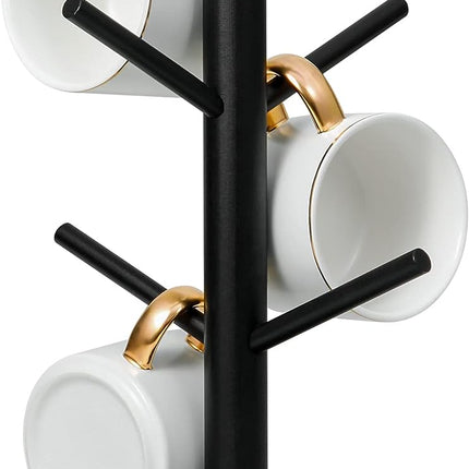 Mug Tree, Coffee Cup Holder with 6 Hooks
