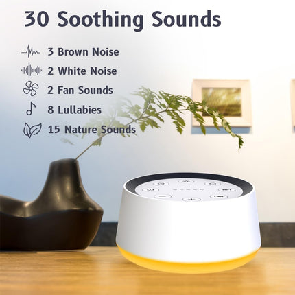 White Noise Machine for Sleep with Night Light, Baby Sleep Sound Machine, Portable Design – image 7