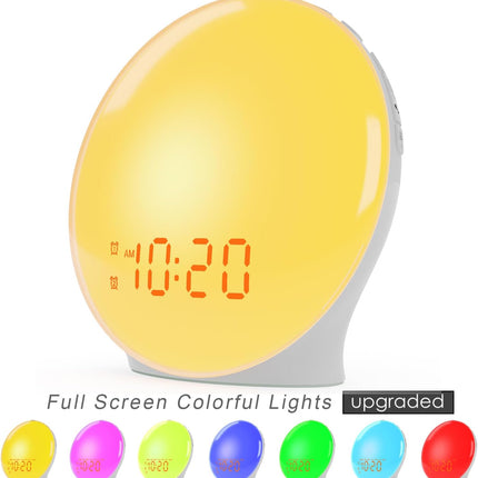 Sunrise Alarm Clock with Wake Up Light, Digital Alarm Clock with FM Radio – image 6