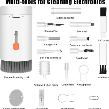 Keyboard Cleaning Kit 20 in 1, Earbuds Cleaning Kit with Air Blower