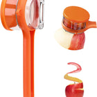 Potato Peeler with Dual Blade Heads, Apple Skin Vegetable Peeler with Peel Storage Box, Stainless Steel Peeler