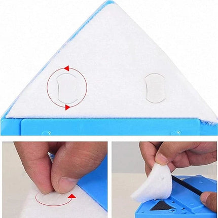 Tuzwa Magnetic Window Cleaner – Double-Sided Glass Cleaning Tool for Simultaneous Indoor & Outdoor Window Cleaning