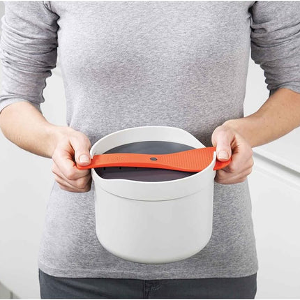 Microwave Rice Cooker Steamer with Paddle and Measuring Cup, Microwave Rice Steamer – image 5