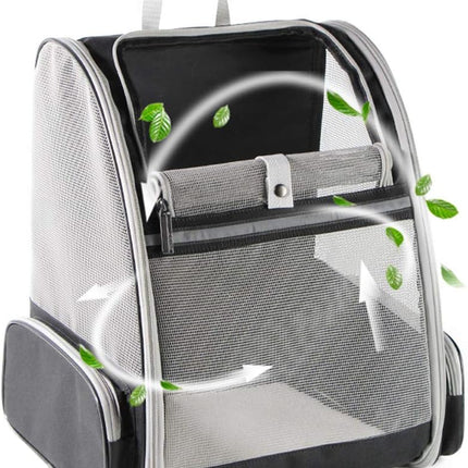 Cat Backpack Carrier with 180 Degree Bubble Window, Airline Approved Pet Carrier Backpack for Cats
