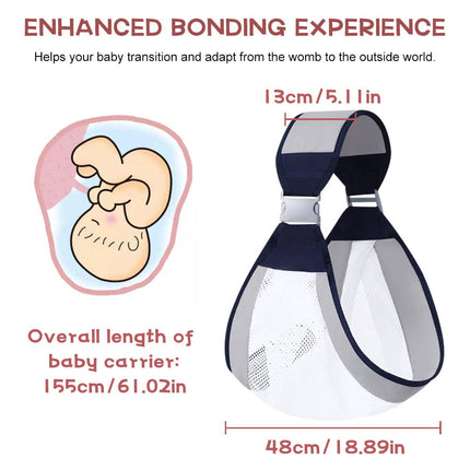 Baby Carrier Wrap, Breastfeeding Cover and Quick Release – image 6
