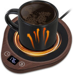 Tuzwa Coffee Mug Warmer – 3 Temperature Electric Cup Warmer with Auto Shut-Off, 5.5" Heating Plate, 36W, 120V