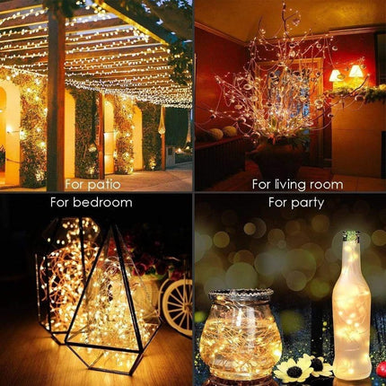 String Lights Outdoor Solar Powered, Solar String Lights for Trees – image 5