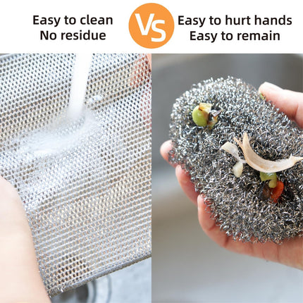 Reusable Cleaning Cloths 20 Pack, Stainless Steel Scrubbers