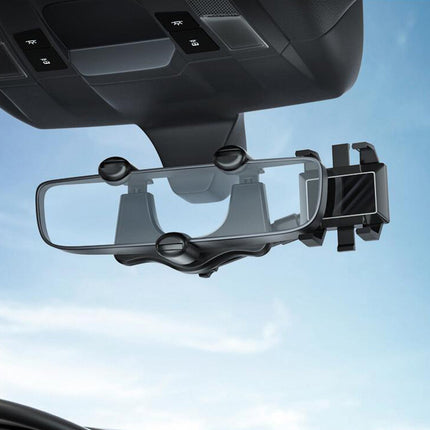 Car Phone Mounts, Rearview Mirror Phone Holder with Retractable Arm – image 6