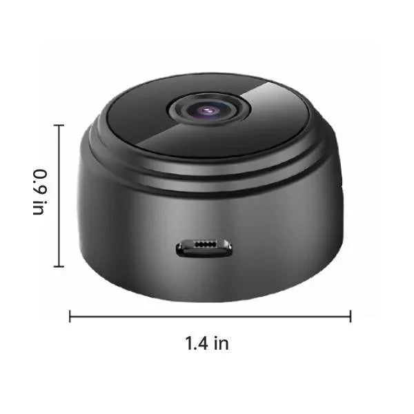 Tuzwa Wireless Backup Camera – 720P Magnetic Rear View Camera with Night Vision, Smartphone Viewing, 360° Mount & MicroSD Recording