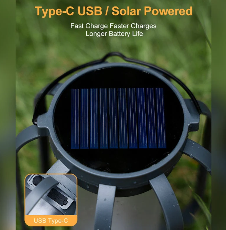 Tuzwa Solar Flame Light – Flickering Fire Effect Outdoor Garden Light for Patio, Yard, Pathway & Landscape Décor
