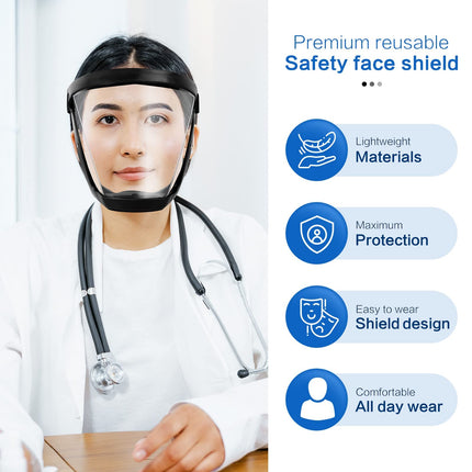 Face Shield, Anti Fog Face Shield with Removable Filter – image 8