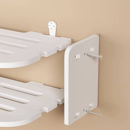 Small Wall Shelf for Router and Modem, Wall Mounted Shelf for Cable Box – image 5