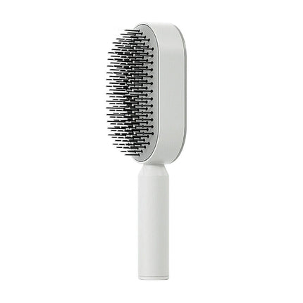 Hair Brush Self Cleaning with Retractable Bristles, Detangling Hair Brush with Scalp Massage – image 6