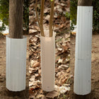 Squirrel Baffle for Trees 6 Pack, Bird Feeder Squirrel Guard and Chipmunk Deterrent, Weatherproof Tree Trunk Guard