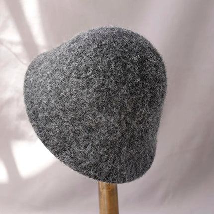 Bucket Hat Women, Foldable Wool Winter Hats for Cold Weather – image 7
