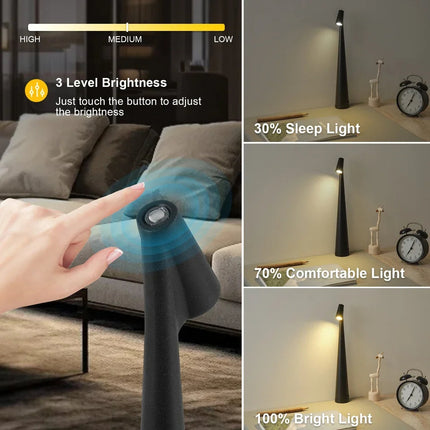 Table Lamp Cordless Rechargeable, Battery Powered Lamp and Reading Light – image 9