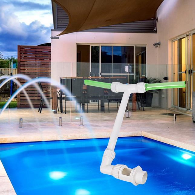 Poolside Light, LED Swimming Pool Fountain with Colour Changing Water Spray