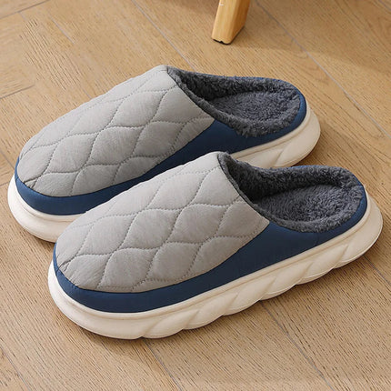 Mens Slippers, House Slippers for Men with Warm Plush Lining – image 4