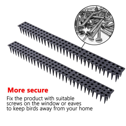 Bird Spikes for Outdoor Roof and Fence, Stainless Steel Bird Control Spikes – image 4