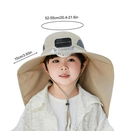 Kids Cooling Hat, Wide Brim Sun Hat UPF 50+ for Summer Outdoor – image 7