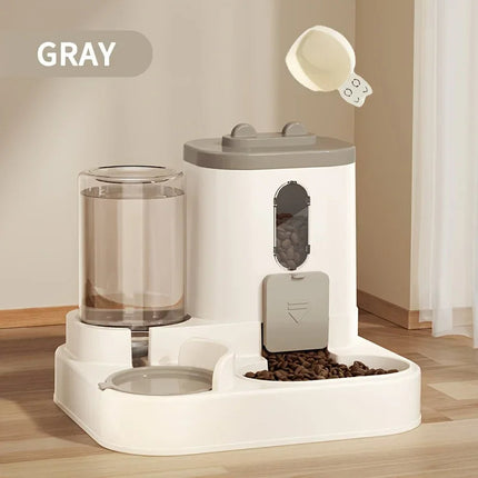 Automatic Cat Feeder Gravity 2 in 1, Automatic Dog Feeder for Small to Medium Dogs