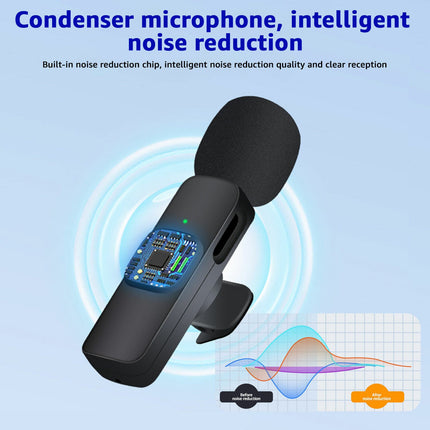 Wireless Lavalier Microphone, Phone Microphone for Recording – image 7