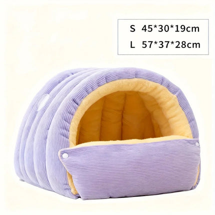 Cat Beds, Warm Cat Cave Bed with Washable Fleece Cushion – image 5