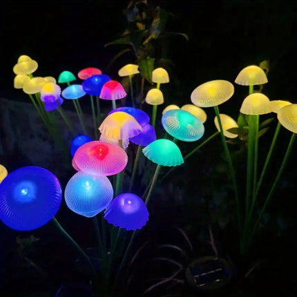 Outdoor Solar Lights, Mushroom Lights with Flexible Stalks – image 4