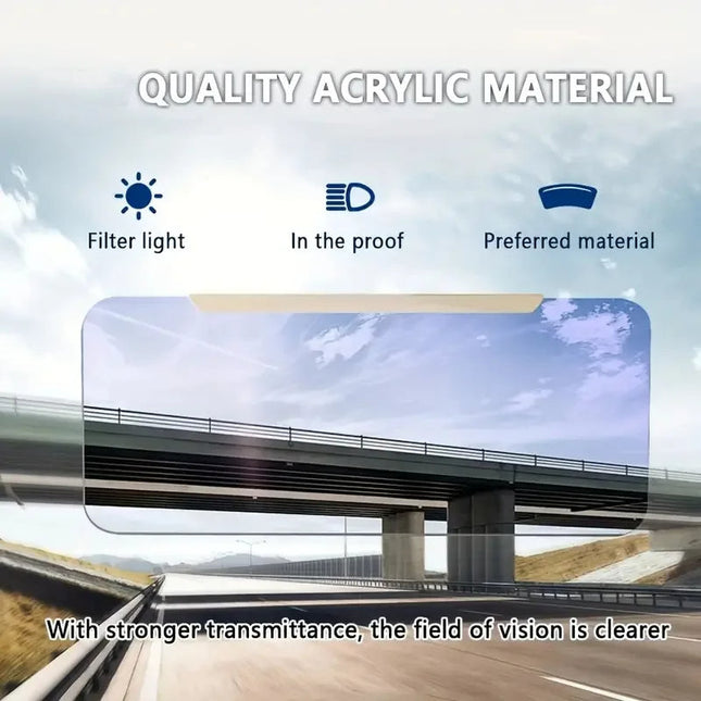 Car Sun Visor Extender, Polarized Lens Close-Up
