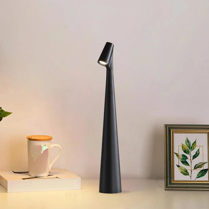 Table Lamp Cordless Rechargeable, LED Desk Lamp with Touch Control and Tri Color Dimming
