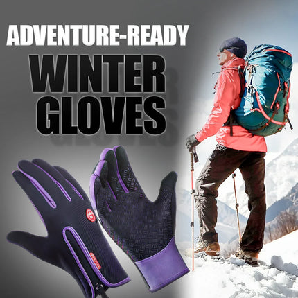 Waterproof Winter Gloves for Men and Women, Touchscreen Thermal Insulated Windproof Ski Gloves, S to XL