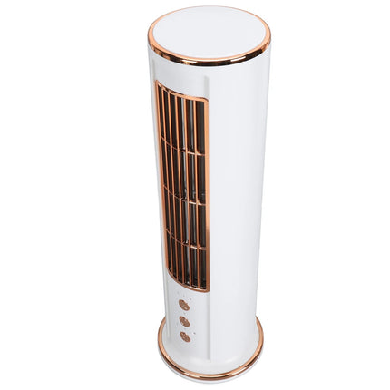 Portable Fan Bladeless Desktop with Remote Control, Rechargeable Tower Fan 3 Speeds Wide Oscillation