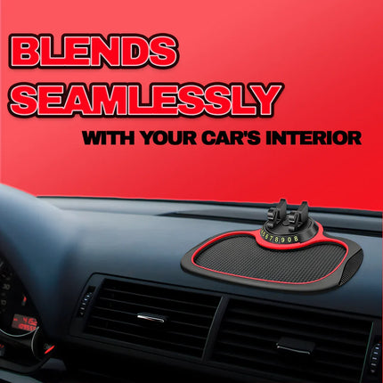Car Dashboard Mat, 360 Rotating Phone Holder