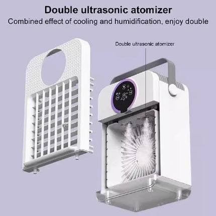 Cooling Fan with Mist, Portable Mist Cooling Fan