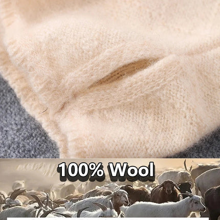 Merino Wool Scarf for Women, Wool Neck Gaiter for Cold Weather – image 6