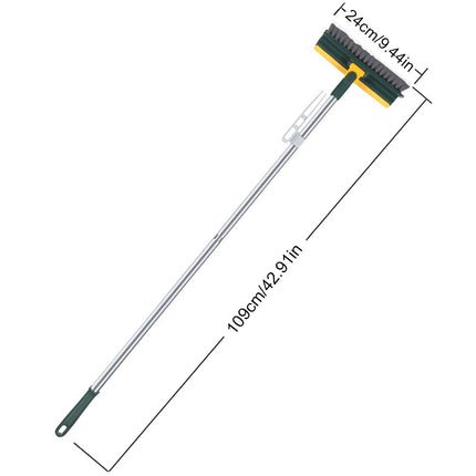 Long Handle Scrub Brush, Bathroom Cleaning Brush for Tile and Grout