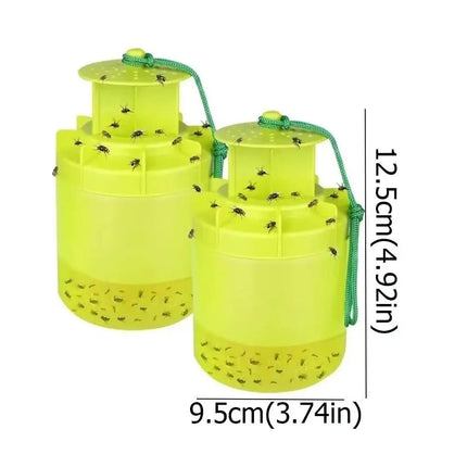 Outdoor Fly Trap, Heavy Duty Reusable Fly Catcher with Non Toxic Bait – image 4