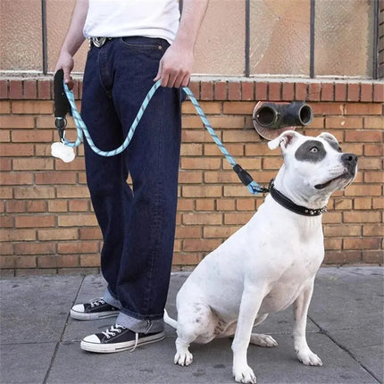 Dog Leash for Large Dogs, Reflective Nylon Dog Leash with Padded Handle – image 5