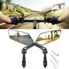 Bike Mirrors 2 Pack, Bicycle Rear View Mirror for Handlebars, Foldable Bike Handlebar Mirror, Bike Accessories